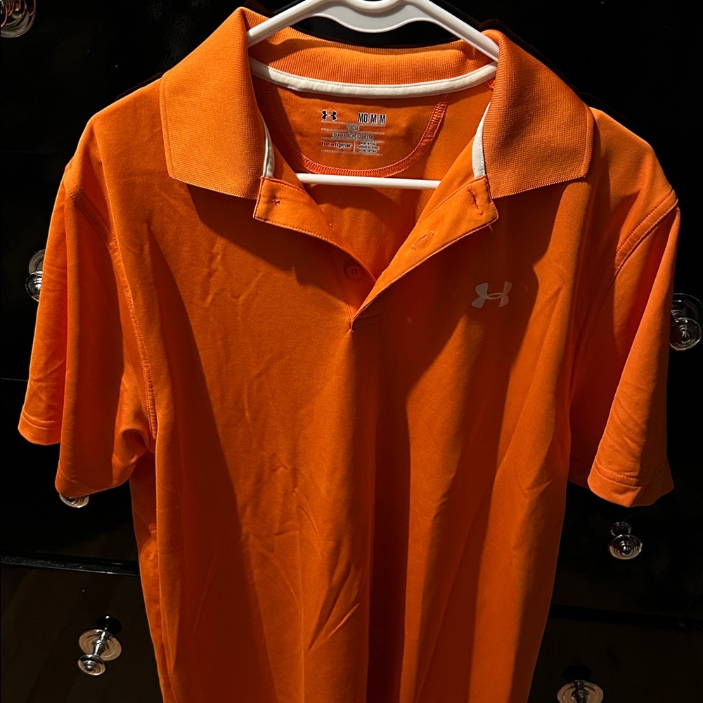 Under Armour Vibrant Orange Polo